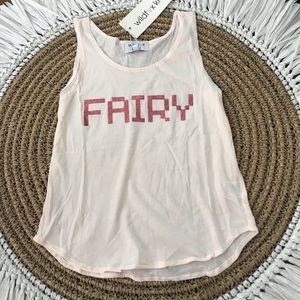 NWT Wildfox Kids Fairy Tank Top